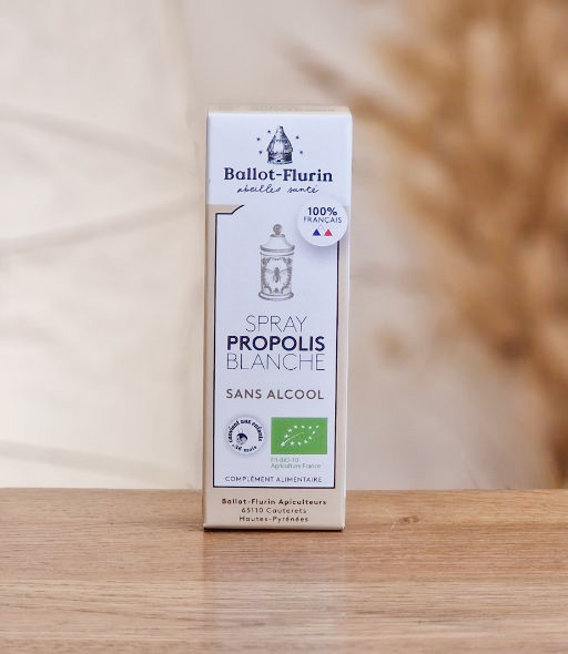 Spray Propolis Blanche Bio (sans alcool) 15ml BALLOT-FLURIN