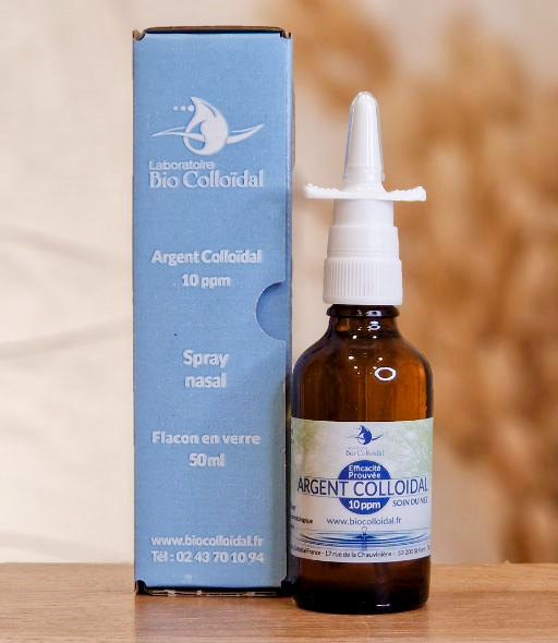 Argent Colloïdal 10ppm-Spray nasal 50ml BIO COLLOÏDAL