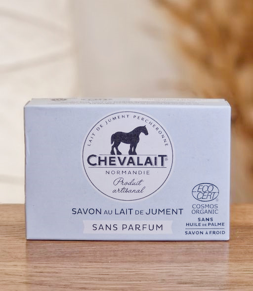 Savon au lait de jument bio sans parfum CHEVALAIT