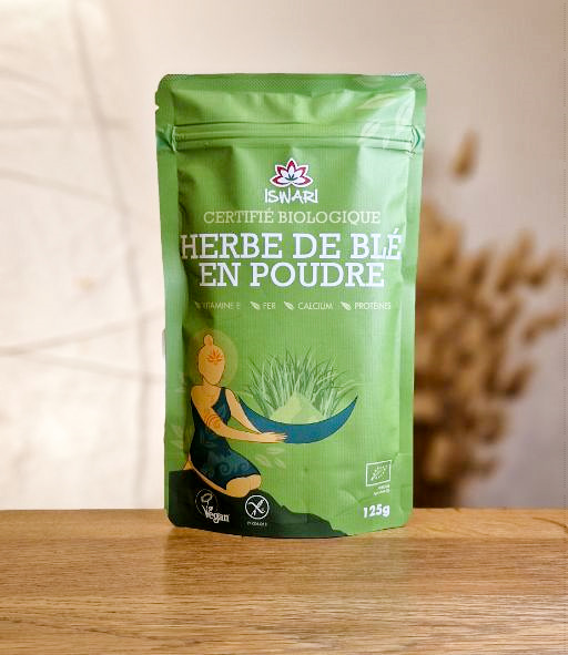 HERBE DE BLÉ (poudre)  125gr - ISWARI