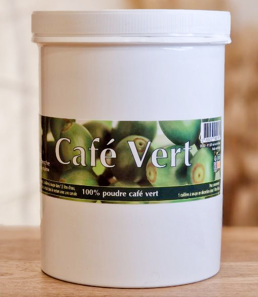 Café Vert Poudre 600 gr. JADE RECHERCHE