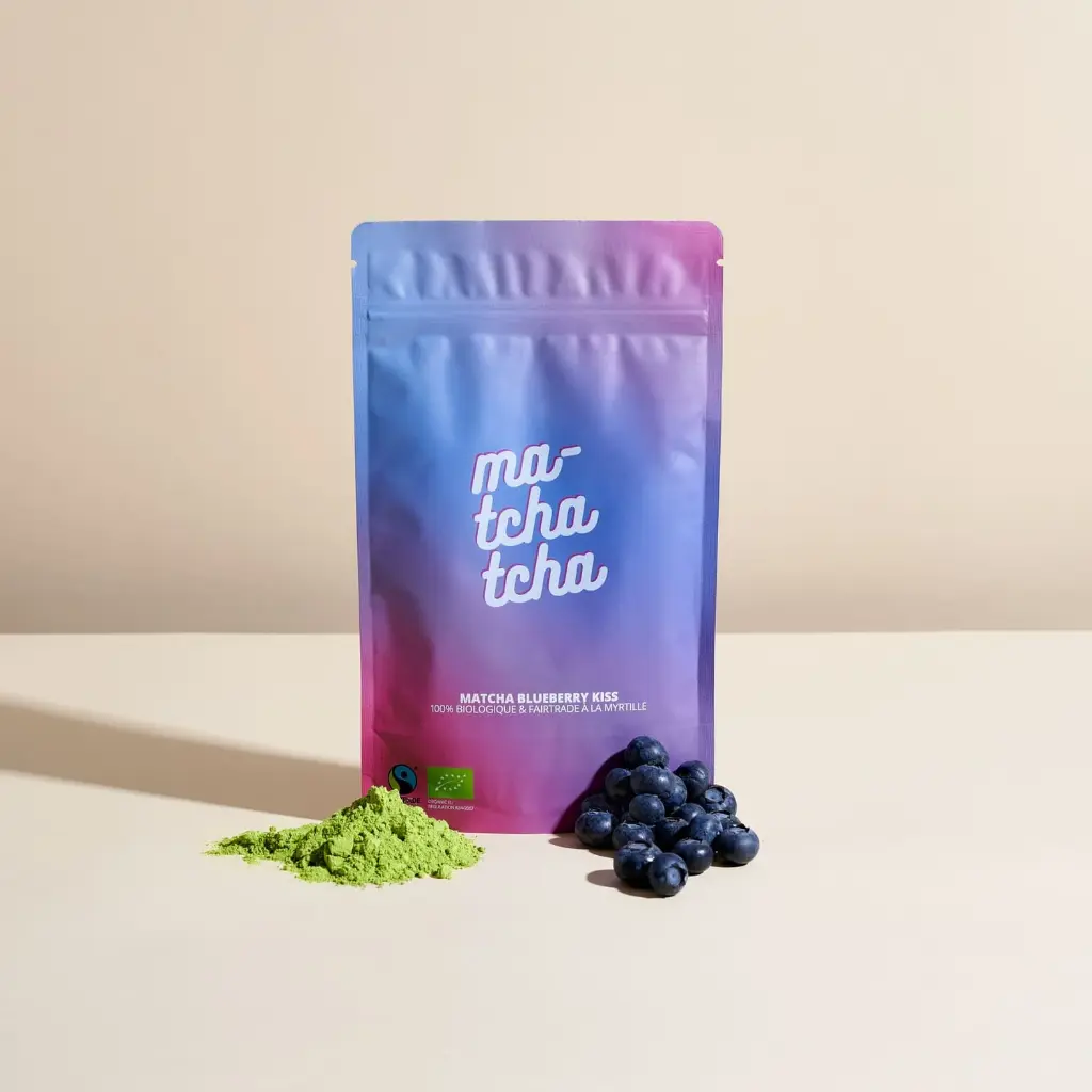 Thé Matcha Myrtille 80gr MATCHATCHA