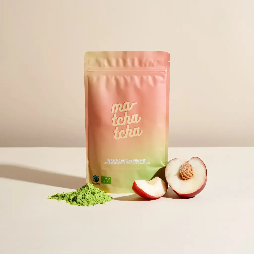 Thé Matcha Pêche 80gr MATCHATCHA