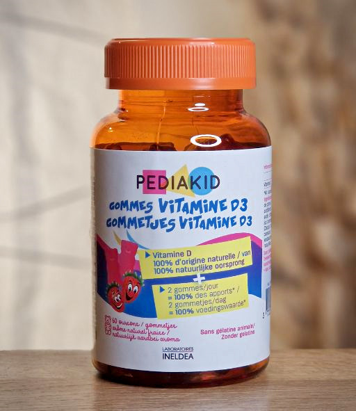 Gommes Vit D3 - 60G PEDIAKID