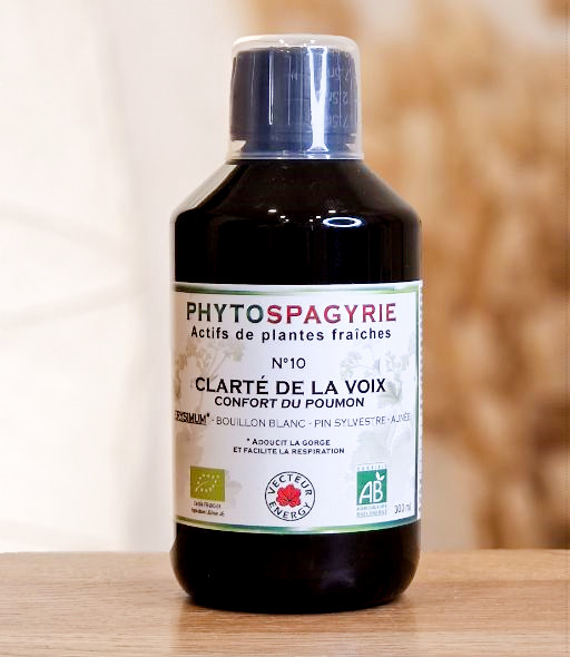 N°10 Clarté de la voix : Erysium, Bouillon  (Phytospagyrie) VECTEUR ENERGY