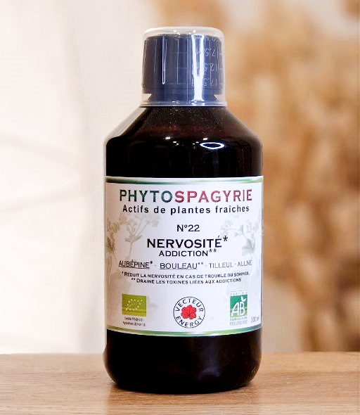 N°22 Nervosité/Addiction : Aubépine, Bouleau (Phytospagyrie) VECTEUR ENERGY