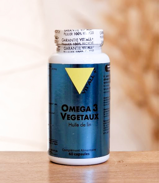 Oméga 3 Végétaux (Huile de lin) 1000mg VIT'ALL PLUS