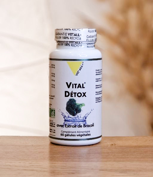 Vital® Detox (avec extrait de brocoli) Bio VIT'ALL PLUS