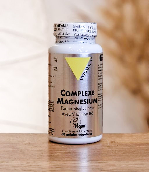 COMPLEXE MAGNESIUM Bisglycinate 60gel VIT'ALL PLUS