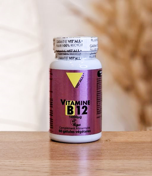 Vitamine B12 forme active 1000µg - certifiée VEGAN VIT'ALL PLUS