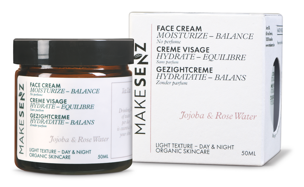 Crème Visage Hydratante Jojoba - Peau normale 50ml MAKESENZ