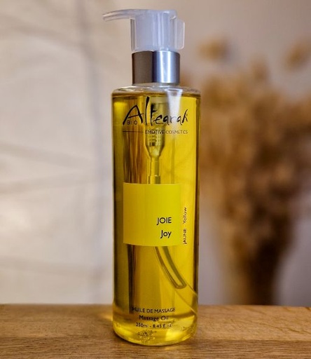 [HMJA250] Huile de massage Joie Jaune 250ml ALTEARAH