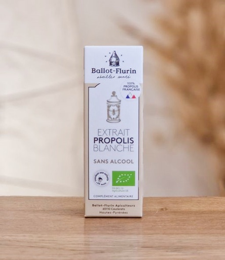 [PAPLS] Extrait Propolis Blanche Bio (sans alcool) 15ml BALLOT-FLURIN