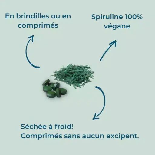 [spiruline] Spiruline paillette 100mg LIFE'S CODE