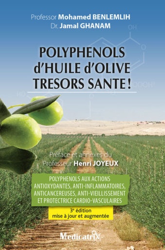 [9782872111596] Livre Polyphénols d'huile d'olive, Trésors santé ! Editions Medicatrix