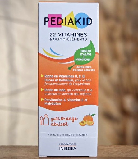 [07BEL78] Pediakid 22 Vitamines & OE - Sirop 125ml INELDEA