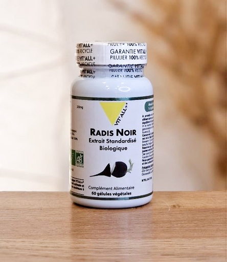 [RAPH] Radis Noir Bio 250mg Extrait Standardisé  VIT'ALL PLUS