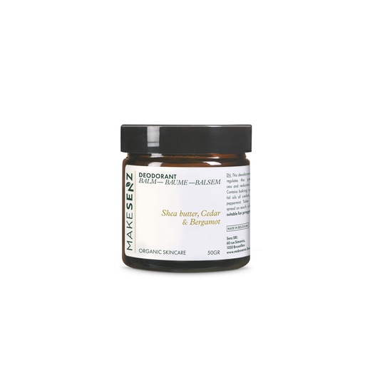 [5430000322980] Baume Déodorant Cèdre & Bergamote 50gr MAKESENZ